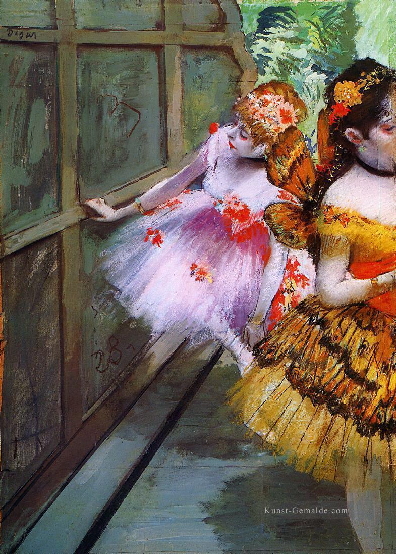 Balletttänzer in Schmetterlings Kostüme 1880 Edgar Degas Ölgemälde
